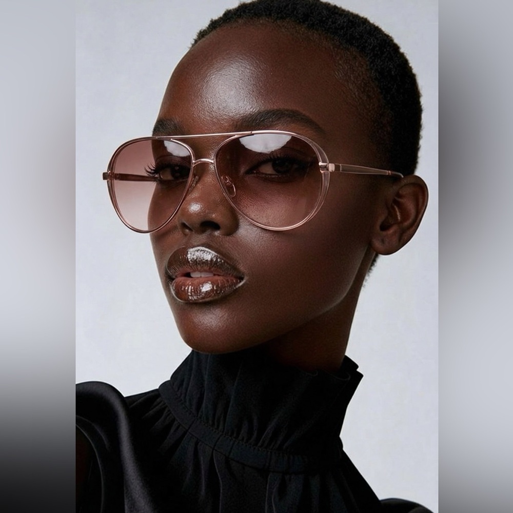 Stylish Brown Aviator Sunglasses